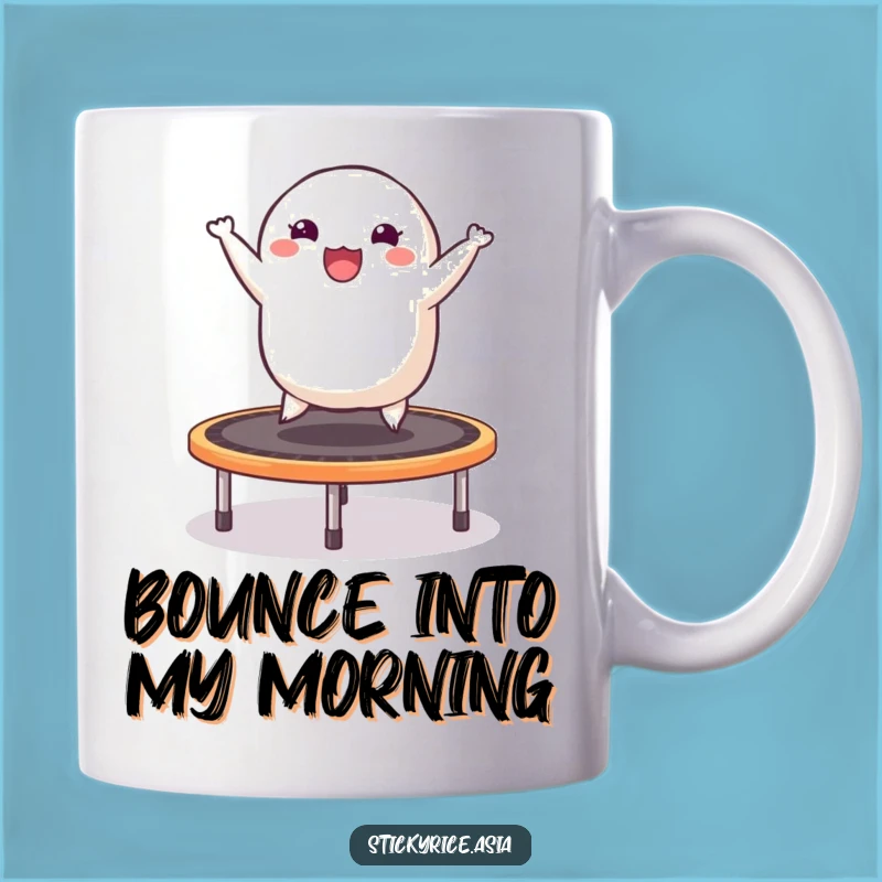Funny Sticky Rice Dumpling Trampoline Mug: A Hilarious and Joyful Gift Idea!